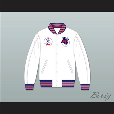 WHA Toronto Toros White Varsity Letterman Jacket-Style Sweatshirt 1