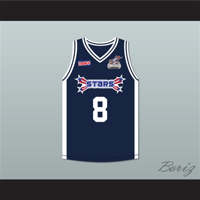 Antoine Walker 8 Stars Basketball Jersey Rock N' Jock All Star Jam 2002
