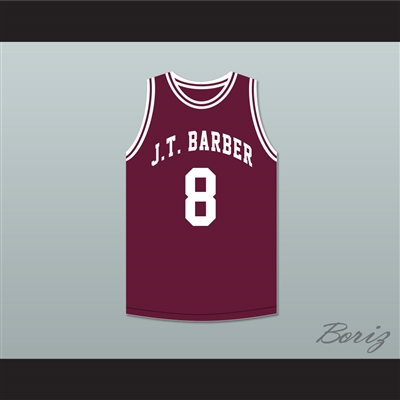 Walt Bellamy 8 J.T. Barber High School Warriors Maroon Basketball Jersey