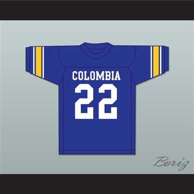 Walter Payton 22 Columbia High School Wildcats Blue Football Jersey