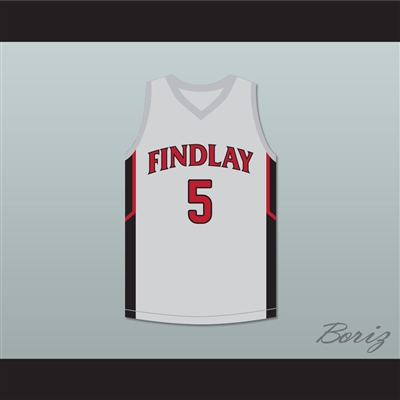 P. J. Washington 5 Findlay Prep Gray Basketball Jersey 2