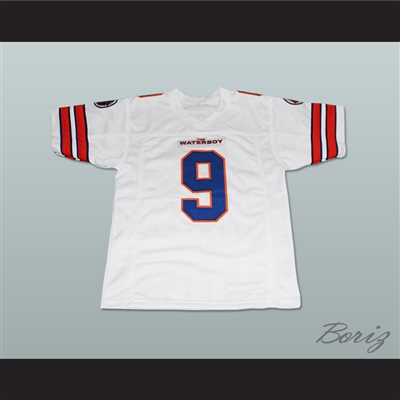 Adam Sandler Bobby Boucher The Waterboy Mud Dogs Football Jersey White