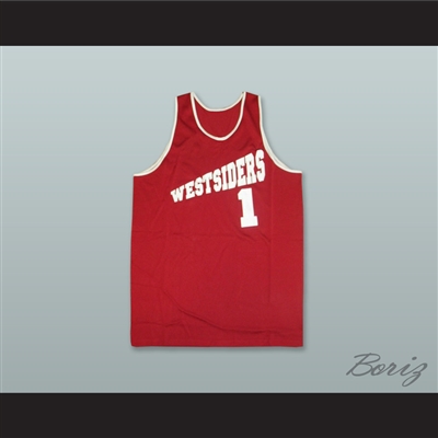 Westsiders 1 Red Rucker Park Basketball Jersey