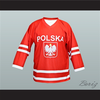 Wieslaw Jobczyk Team Polska Poland Hockey Jersey