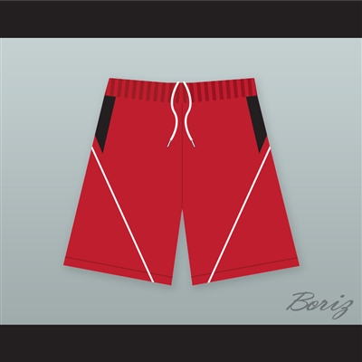 East High School Wildcats Red Basketball Shorts