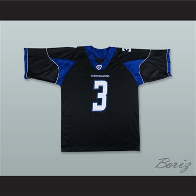 Will Pettis 3 Dallas Desperados Black Football Jersey
