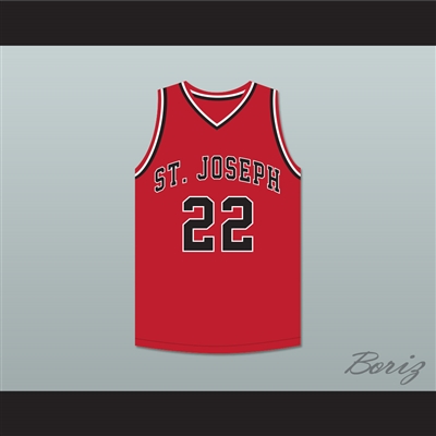 William Gates 22 St Joseph Chargers High School Red Basketball Jersey Hoop Dreams