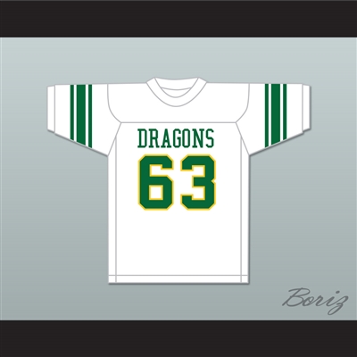 Willie Lanier 63 Maggie L. Walker Governor's School Dragons White Football Jersey 2