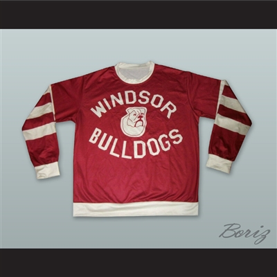 Windsor Bulldogs Maroon Hockey Jersey