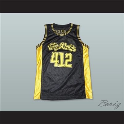 Wiz Khalifa 412 Taylor Gang Black Basketball Jersey