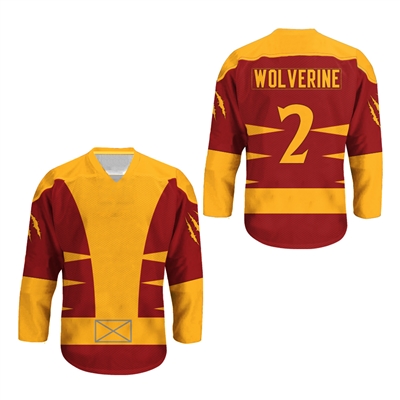 Wolverine Halloween costume hockey jersey