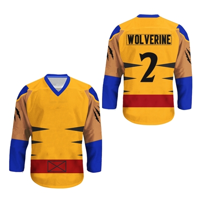 Wolverine Halloween costume hockey jersey