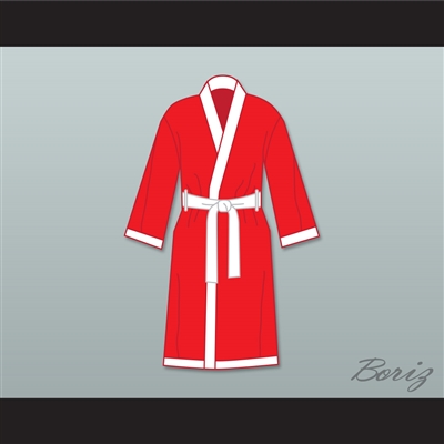 The World's Greatest Lover Red Satin Full Boxing Robe