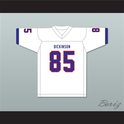 Jalen Wydermyer 85 Dickinson High School Gators White Football Jersey 1