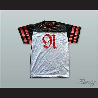 YMCMB Young Money Cash Money Billionaires 91 White and Black Football Jersey