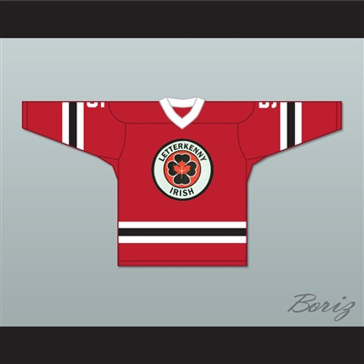Yorkie 5 Letterkenny Irish Red Alternate Hockey Jersey