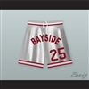 Zack Morris 25 Bayside Tigers Basketball Shorts