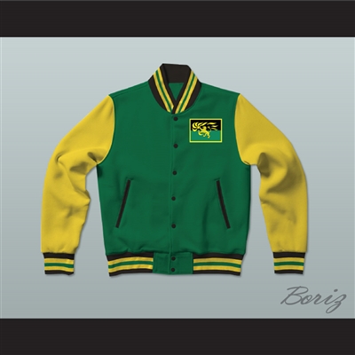Zamunda Varsity Letterman Jacket-Style Sweatshirt