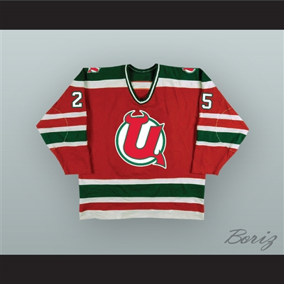 Valeri Zelepukin 25 Utica Devils Red Hockey Jersey