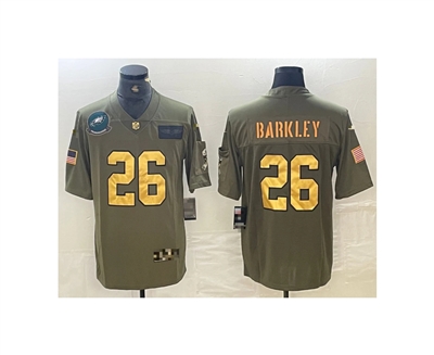 saquon barkley jersey army football jersey sewn Custom