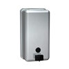 ASI 0347 Vertical Surface Mount Manual Liquid Soap Dispenser, 40 oz, Satin Finish