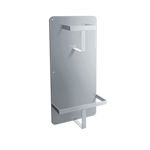 ASI 0556 Surface Mounted Bed Pan and Urinal Bottle Storage Rack, Holds 1 Bed Pan and 1 Urinal Bottle