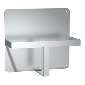 ASI 0557 Surface Mounted Single Bed Pan Rack, Holds 1 Bed Pan