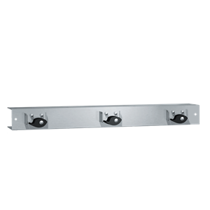 ASI 0796-4 36" Mop and Broom Holder, 4 Holders