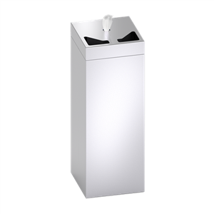ASI 0834-TWH  Free Standing Sanitizer Wipe Dispenser and Disposal Station, 12 Gallon Capacity
