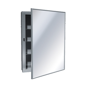 ASI 0953 Surface Mounted Medicine Cabinet with Mirror and Shelves