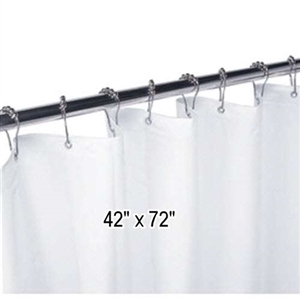 Gamco 100SC 42X72 42" W x 72" H Shower Curtain