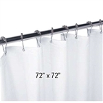 Gamco 100SC 72X72 72" W x 72" H Shower Curtain