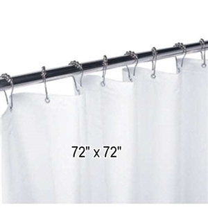 Gamco 100SC 72X72 72" W x 72" H Shower Curtain