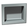 ASI 140 Recessed Chase Mount Soap Dish, Satin Finish Stainless Steel