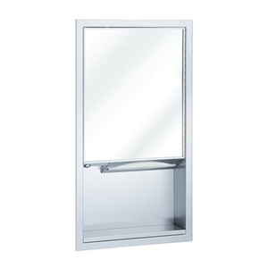 155-00 Bradley Mirror and Paper Towel Dispenser Multi Purpose Unit image