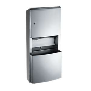 204623-9 ASI Paper Towel Dispenser with Trash Can Image image