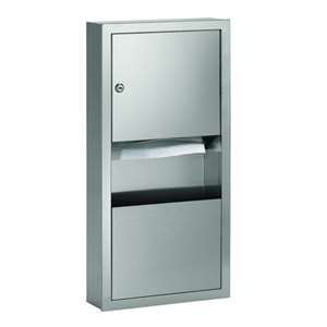 Bradley 2291-000000 Combination Paper Towel Dispenser and Waste Receptacle