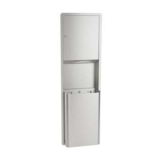Bradley 234-000000 Combination Paper Towel Dispenser and Waste Receptacle