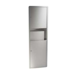 Bradley 235-000000 Combination Paper Towel Dispenser and Waste Receptacle
