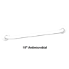 ASI 3801-18AW 18 Inch White Antimicrobial Grab Bar image