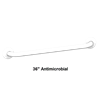 ASI 3801-36AW 36" Inch White Antimicrobial Grab Bar image