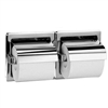 Bradley 5123 Recessed Two Roll Toilet Paper Holder