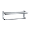 ASI 7311-24B 24" W x 8" D Heavy Duty Towel Shelf with Drying Rod