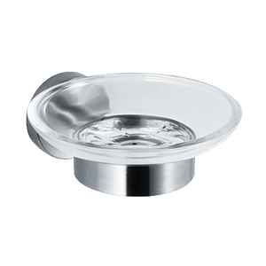 ASI 7313 Surface Mount Soap Dish with Glass Holder