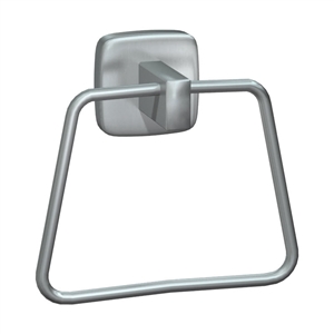 ASI 7385-S Rectangular Towel Ring, Satin Finish Stainless Steel