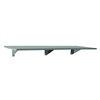 Bradley 7510-012 10" D x 12" W Stainless Steel Shelf, Satin Finish