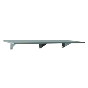 Bradley 7512-012 12" D x 12" W Stainless Steel Shelf, Satin Finish