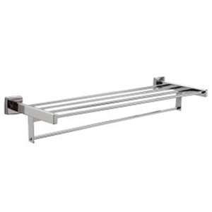 Gamco 76767 24" W x 8-1/4" D Stainless Steel Towel Shelf with Concealed Mounting