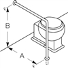 Bradley 8120-054 30 Inch Wall to Floor Grab Bar