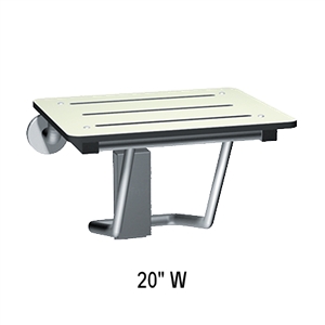 ASI 8203-20 Compact 20" W Folding Phenolic Shower Seat
